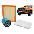 Kit De Filtros Chery Tiggo 2 Pro 1.5cc  Aire Polen Aceite